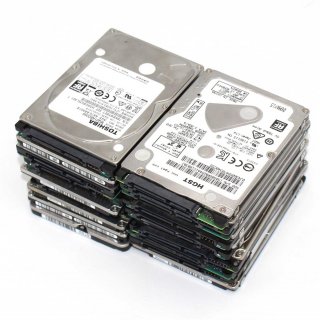 Konvolut von 18 Festplatten alle defekt Toshiba WD Seagate HGST 500GB & 1TB