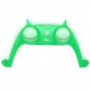 Controller Frame Griff Gehäuse Rahmen Shell Cover Case für Sony PS5 Gamepad Transparent dunkel Grün