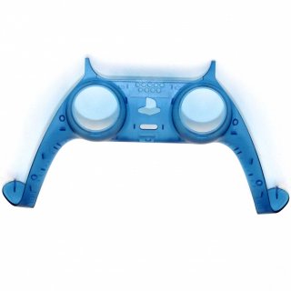 Controller Frame Griff Gehäuse Rahmen Shell Cover Case für Sony PS5 Gamepad Transparent Blau
