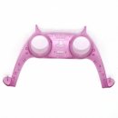 Controller Frame Griff Gehäuse Rahmen Shell Cover Case für Sony PS5 Gamepad Transparent Lila