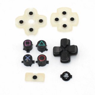 Original PS4 Controller Knöpfe Set Tasten Button Ersatz + Steuerkreuz