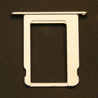 Mikro Sim-Karte Tray Schlitten Halterung Slot Ersatzteil für iPhone 5 und 5S (Silber) Cardtray Silber