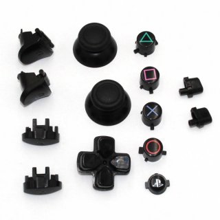 JDM030 Controller Knöpfe Set Tasten Button Ersatz + Steuerkreuz + Schultertasten für PS4