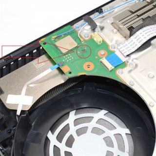 PlayStation5 PS5 Mainboard Lüfter 3 Pin Anschluss Stecker abgerissen angerissen Reparatur