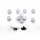 Originale Button Knöpfe Tasten 9-teiliges Set Für Playstation5 PS5 Controller BDM-010 - BDM-020