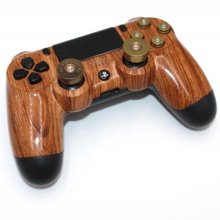 PlayStation 4 - DualShock 4 Wireless Controller,Holz-Red Dead Redemption 2 Optik gebraucht