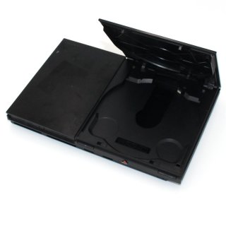 Gehäuse schwarz gebraucht für Ps2 Slim SCPH 90004 gebraucht