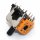 Analog Controller 3D Steuer Modul Thumbstick Stickdrift Orange Potentiometer für Sony PS5