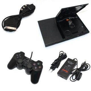 PlayStation 2 PS2 Slim Konsole + Controller + Netzteil + RGB kabel gebraucht