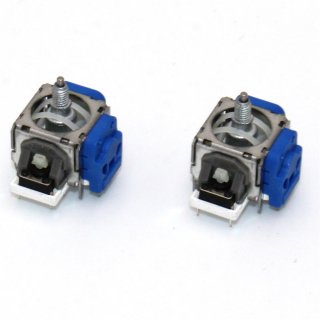 2 x XBox One Elite 2 Controller Analog Hallefect Hallefekt Steuer Modul Thumbstick Stickdrift Potentiometer blau