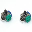 2 x PS4 Analog Hallefect Hallefekt Controller 3D Steuer...