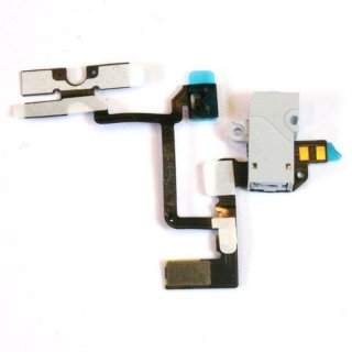 Iphone 4 Headphone Jack mit Flex Kabelbaum weiß