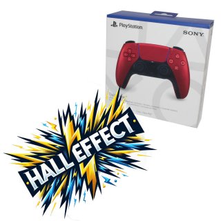 Sony Playstation 5 DualSense PS5 Wireless-Controller Volcanic Red + Halleffect Halleffekt Sticks *Neu