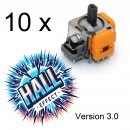 10 x PS5 Analog Halleffect Halleffekt Controller 3D...