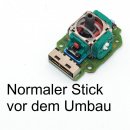 Gebrauchtes PS5 Stickmodul für DualSenseEdge Wireless Controller Halleffect Halleffekt 3D Steuer Modul Thumbstick Stickdrift