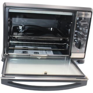 Rommelsbacher BG 1050/E Minibackofen, 1050W, 18l, Edelstahl/schwarz gebraucht