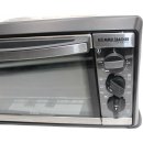 Rommelsbacher BG 1050/E Minibackofen, 1050W, 18l, Edelstahl/schwarz gebraucht