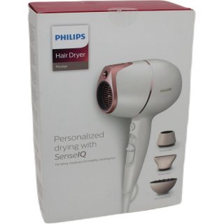 Philips Haartrockner Föhn Prestige Personalisierte SenseIQ Technologie Schutz gebraucht