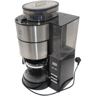 Melitta AromaFresh - Filterkaffeemaschine - mit Glaskanne - integriertes Mahlwerk - Timer Funktion - 10 Tassen - Pure Black- gebraucht