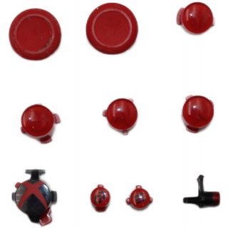 Original Xbox One Controller 1537 Knöpfe Rot Steuerkreuz Tasten X Y A B + Thumbsticks