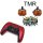 Sony PlayStation 5 Controller Volcanic Red HallEffekt TMR Hall Effect PS5 Hall-effect Halleffekt Hall-effekt Orange