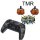 Sony PlayStation 5 Controller Grey-Camouflage HallEffekt TMR Hall Effect PS5 Hall-effect Halleffekt Hall-effekt Orange
