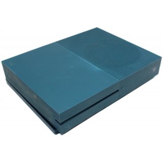 XBOX One S Disc Edition Gehäuse Grün + Käfig gebraucht mit leichten Kratzern und Macken