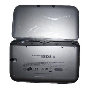 Nintendo 3DS XL Gehäuse Grau / Silber Shell Housing Ersatzgehäuse neu