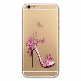 iPhone 5 5S Pinker Schuh Handyhülle Hülle Tasche Cover Case Silikon