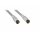 5 x SAT DVB-S SatelitenKabel F Stecker 75 Ohm für Satellit LNB Anschlusskabel Receiver weiß Goobay