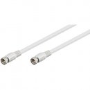 25 x SAT DVB-S SatelitenKabel F Stecker 75 Ohm für...