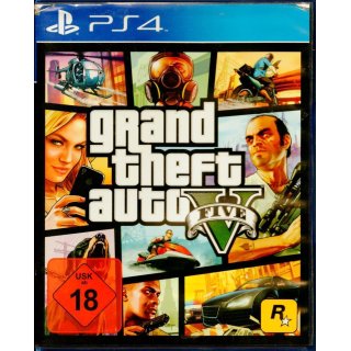 Grand Theft Auto V GTA 5 PS4 Playstation 4 gebraucht Deutsche Version Uncut