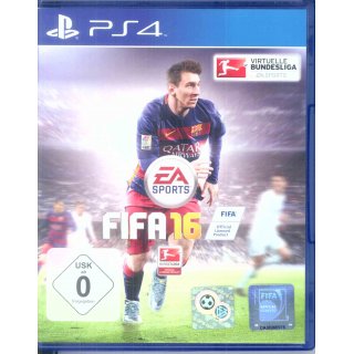 PS4 Playstation 4 Spiel Fifa 16 in gebraucht sehr guter Zustand