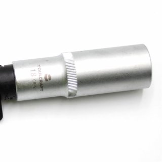 TOOLCRAFT 816183 Außen-Sechskant Steckschlüsseleinsatz 18mm 12 (12.5 mm)