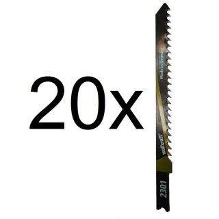Wolfcraft 20 Stück Stichsägeblätter Holz / Kunststoff Neu & OVP 2301000