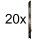 Wolfcraft 20 Stück Stichsägeblätter Holz / Kunststoff Neu & OVP 2301000