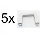 5 x Mentor 268.1 Tragegriff Aluminium (L x B x H) 69 x...