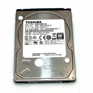 TOSHIBA 1TB HDD 2,5" - SATA2 MQ04 - FESTPLATTE - INTERN