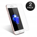 2 x  Apple iPhone 7+ / 8+ Plus Schutzglas 9H Folie Displayfolie Clear Echt Glas Panzerfolie