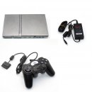 Sony Ps2 Slim Silber Playstation 2 Konsole SCPH 77004 gebraucht mit Controller