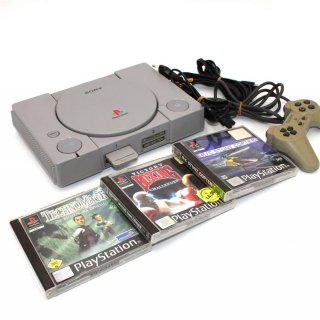 Sony Playstation PS1 SCPH-7502 Video Game Konsole gebraucht