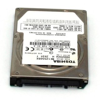 Toshiba MK1255GSX (HDD2H26) 120GB 2.5B interne Festplatte (5400 RPM, SATA, 2,5 Zoll) gebraucht