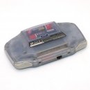 Game Boy Advance Konsole Clear Blue + 1 Spiel + Tasche - gebraucht
