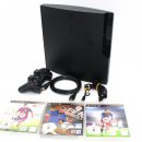 Sony Playstation 3 PS3 Konsole Slim 160 GB + 3 Spiele...