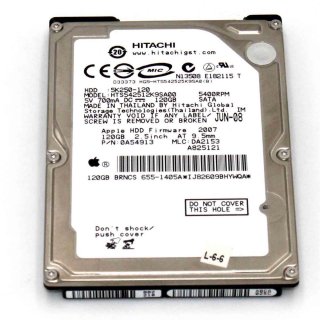 Hitachi 120GB HTS545012B9SA00 sata 2.5" 5K250-120 5400 8 MB Laptop HDD Festplatte