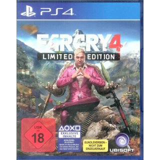 Far Cry 4 - Limited Edition - (PS4) Playstation 4 USK 18 gebraucht