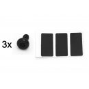 3 x PS4 Siegel + T8 Torx Schraube schwarz Ersatz für...