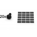 20 x PS4 Siegel + T8 Torx Schraube schwarz Ersatz...