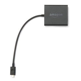 Amazon Ethernetadapter / Netzwerk für Fire TV und Fire TV Stick mit Alexa-Sprachfernbedienung (nur 2017 Modelle)